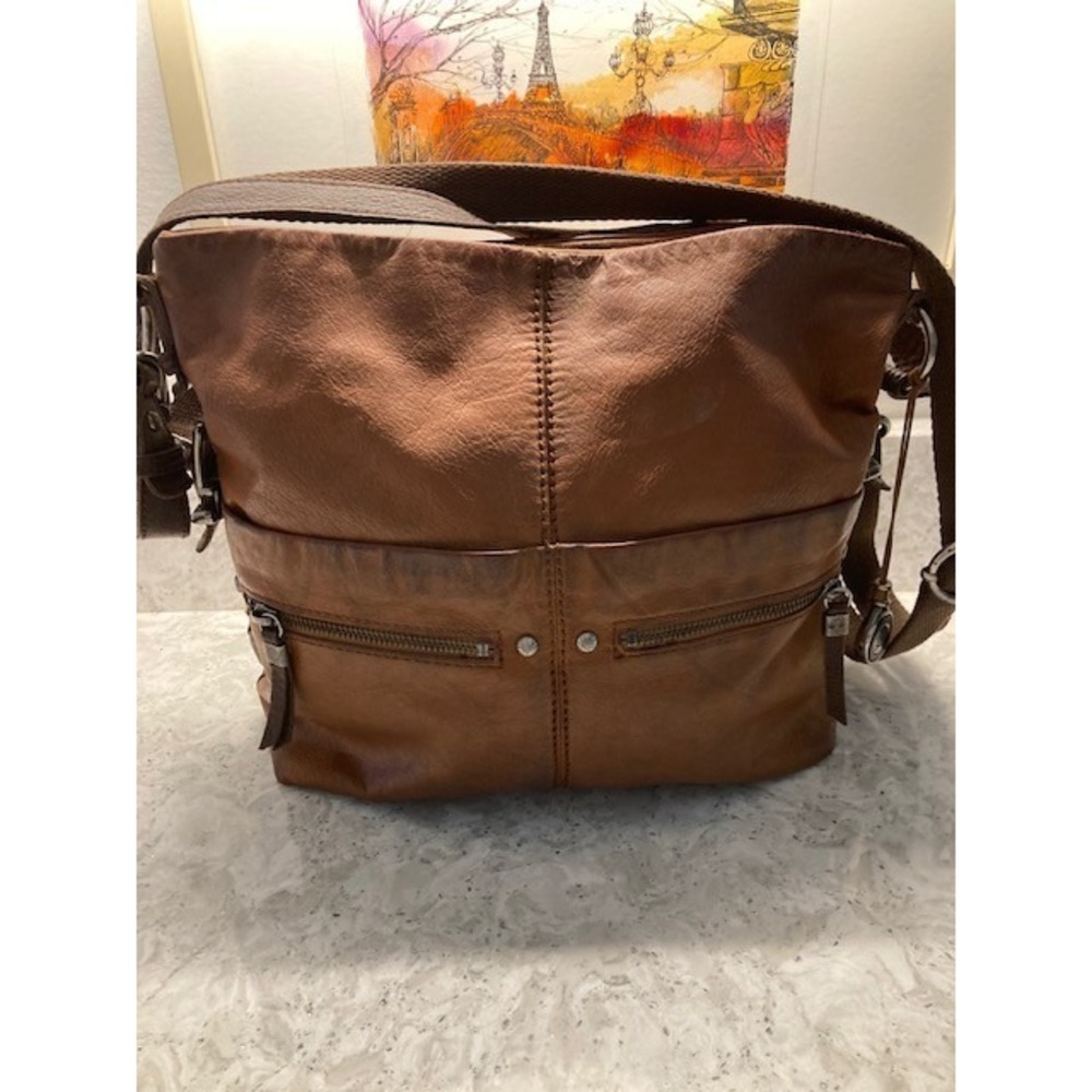 Vintage The Sak Leather Cross body Purse